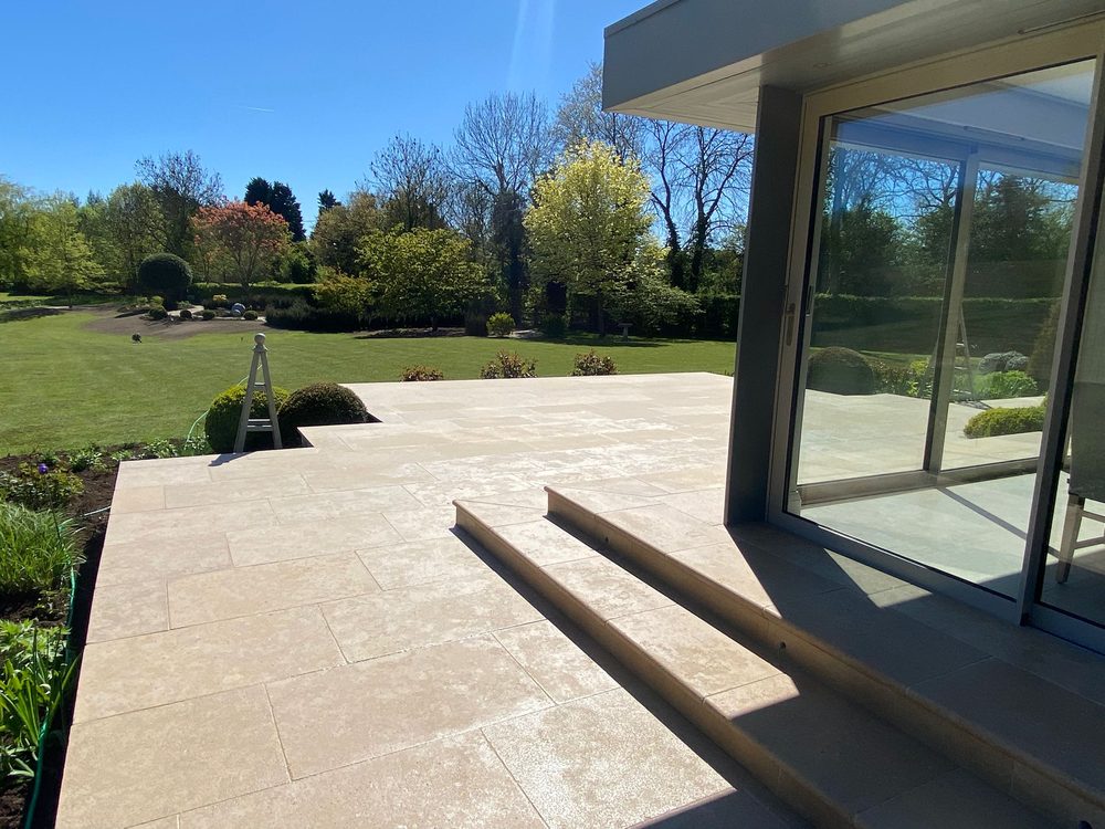 Limestone Terrace — image 3 of 6, Eastscape landscaping in Suffolk