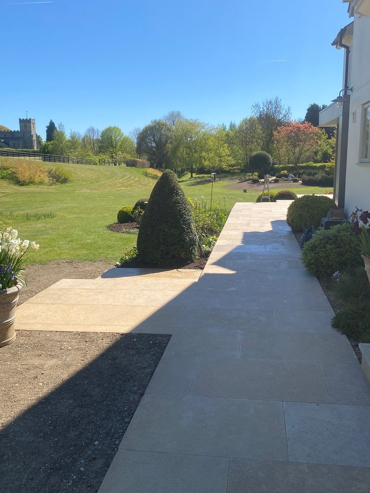 Limestone Terrace — image 5 of 6, Eastscape landscaping in Suffolk