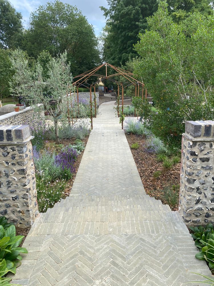 Walled Pool Garden — image 2 of 9, Eastscape landscaping in Suffolk